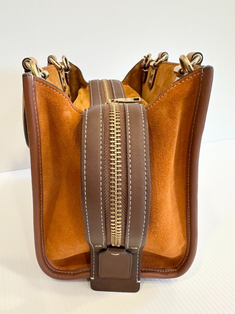 COACH Rogue 25 Signature Textile Jacquard – Brown/Tan - Picture 16 of 16